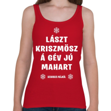 PRINTFASHION Last Christmas - Női atléta - Cseresznyepiros női trikó