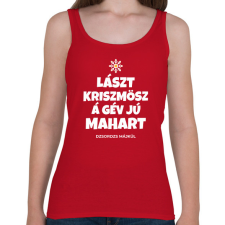 PRINTFASHION Last Christmas - Női atléta - Cseresznyepiros női trikó