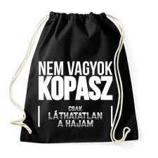 PRINTFASHION Láthatatlan a hajam - Sportzsák, Tornazsák - Fekete tornazsák