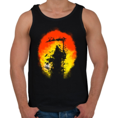 PRINTFASHION Látogatás - Férfi atléta - Fekete