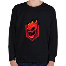 PRINTFASHION Lava - Gyerek pulóver - Fekete gyerek pulóver, kardigán
