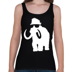 PRINTFASHION Laza mammut - Női atléta - Fekete