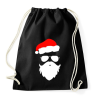PRINTFASHION Laza mikulás - Sportzsák, Tornazsák - Fekete