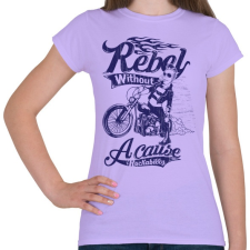 PRINTFASHION Lázadó - Női póló - Viola női póló