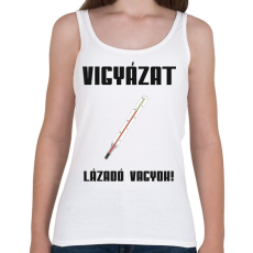 PRINTFASHION Lázadó vagyok - Női atléta - Fehér