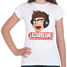 PRINTFASHION lazarbeam - Női póló - Fehér női póló