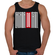 PRINTFASHION LCDP Text - Férfi atléta - Fekete atléta, trikó