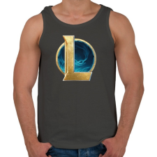 PRINTFASHION League of legends - Férfi atléta - Sötétszürke atléta, trikó