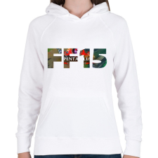 PRINTFASHION League of Legends - FF15 - Női kapucnis pulóver - Fehér női pulóver, kardigán