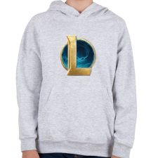 PRINTFASHION League of legends - Gyerek kapucnis pulóver - Sport szürke gyerek pulóver, kardigán