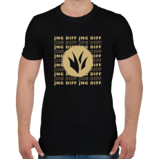 PRINTFASHION League of Legends - JNG DIFF - Férfi póló - Fekete