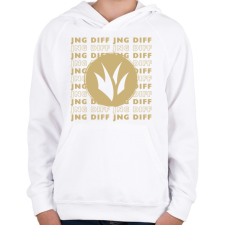 PRINTFASHION League of Legends - JNG DIFF - Gyerek kapucnis pulóver - Fehér gyerek pulóver, kardigán