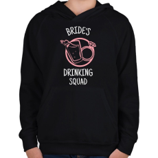 PRINTFASHION Leánybúcsú  - Gyerek kapucnis pulóver - Fekete