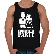 PRINTFASHION Leánybúcsú time - Férfi atléta - Fekete