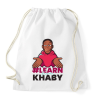 PRINTFASHION Learn from Khaby - Sportzsák, Tornazsák - Fehér
