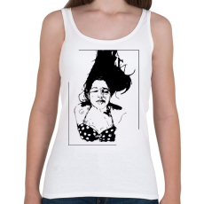 PRINTFASHION Lebegés - Női atléta - Fehér