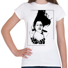 PRINTFASHION Lebegés - Női póló - Fehér