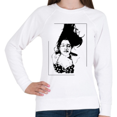 PRINTFASHION Lebegés - Női pulóver - Fehér