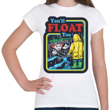 PRINTFASHION Lebegj Pennywise-szal - Női póló - Fehér női póló