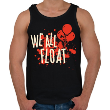 PRINTFASHION Lebegünk! - Férfi atléta - Fekete atléta, trikó