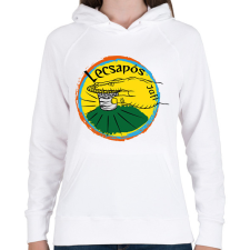 PRINTFASHION lecsapós 1 - Női kapucnis pulóver - Fehér női pulóver, kardigán