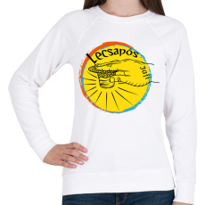 PRINTFASHION lecsapós 2 - Női pulóver - Fehér