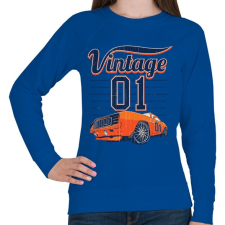 PRINTFASHION Lee tábornok - Női pulóver - Királykék női pulóver, kardigán