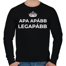 PRINTFASHION LEGAPÁBB - Férfi pulóver - Fekete férfi pulóver, kardigán