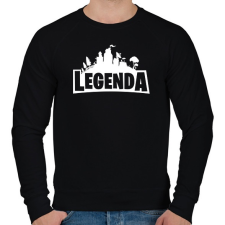 PRINTFASHION Legenda - Fortnite Style (Fehér) - Férfi pulóver - Fekete férfi pulóver, kardigán