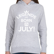 PRINTFASHION Legendák - Női kapucnis pulóver - Sport szürke női pulóver, kardigán