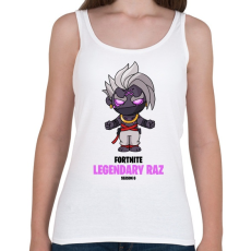 PRINTFASHION Legendary Raz - Fortnite Season 6 - Női atléta - Fehér