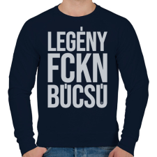 PRINTFASHION Legény fckn búcsú - Férfi pulóver - Sötétkék férfi pulóver, kardigán