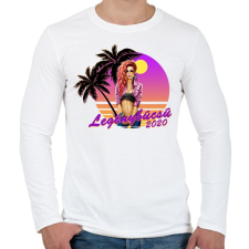 PRINTFASHION Legénybúcsú 2020 - Férfi hosszú ujjú póló - Fehér férfi póló