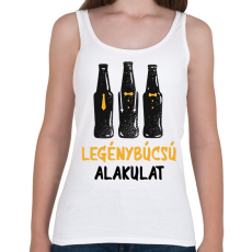 PRINTFASHION Legénybúcsú alakulat - Női atléta - Fehér