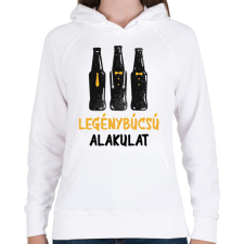 PRINTFASHION Legénybúcsú alakulat - Női kapucnis pulóver - Fehér női pulóver, kardigán