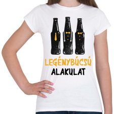 PRINTFASHION Legénybúcsú alakulat - Női póló - Fehér női póló