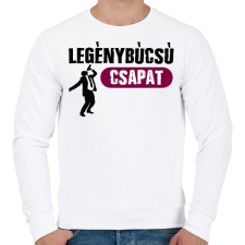 PRINTFASHION Legénybúcsú csapat (részeg fazon) - Férfi pulóver - Fehér férfi pulóver, kardigán