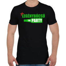 PRINTFASHION Legénybúcsú - Férfi póló - Fekete