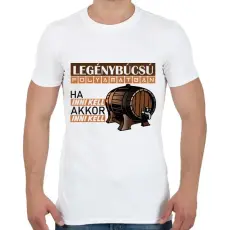 PRINTFASHION legénybúcsú folyamatban - Férfi póló - Fehér