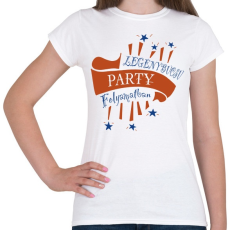 PRINTFASHION Legénybúcsú folyamatban - Női póló - Fehér