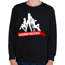 PRINTFASHION Legénybúcsú - Gyerek pulóver - Fekete gyerek pulóver, kardigán