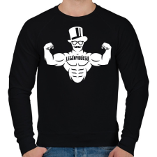 PRINTFASHION Legénybúcsú gyúrósoknak 2 - Férfi pulóver - Fekete férfi pulóver, kardigán