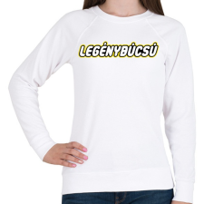 PRINTFASHION legenybucsu-lego - Női pulóver - Fehér női pulóver, kardigán
