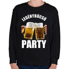 PRINTFASHION LEGÉNYBÚCSÚ PARTY  - Gyerek pulóver - Fekete