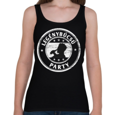 PRINTFASHION Legénybúcsú party - Női atléta - Fekete