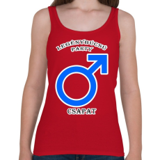 PRINTFASHION Legénybúcsú PCS - Női atléta - Cseresznyepiros