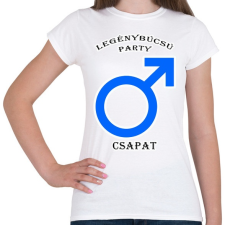 PRINTFASHION Legénybúcsú PCS - Női póló - Fehér női póló