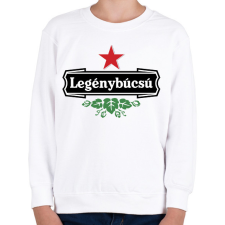 PRINTFASHION Legénybúcsú sörös - Gyerek pulóver - Fehér gyerek pulóver, kardigán