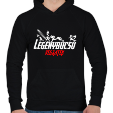 PRINTFASHION Legénybúcsú végjáték 2 - Férfi kapucnis pulóver - Fekete férfi pulóver, kardigán