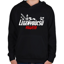 PRINTFASHION Legénybúcsú végjáték 2 - Gyerek kapucnis pulóver - Fekete gyerek pulóver, kardigán